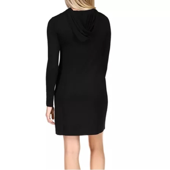 MICHAEL Michael Kors Black Circle Logo Hoodie Dress Women’s Size Petite Small - Picture 2 of 7